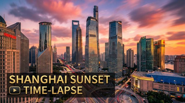 大奶城市日落延时摄影视频教程